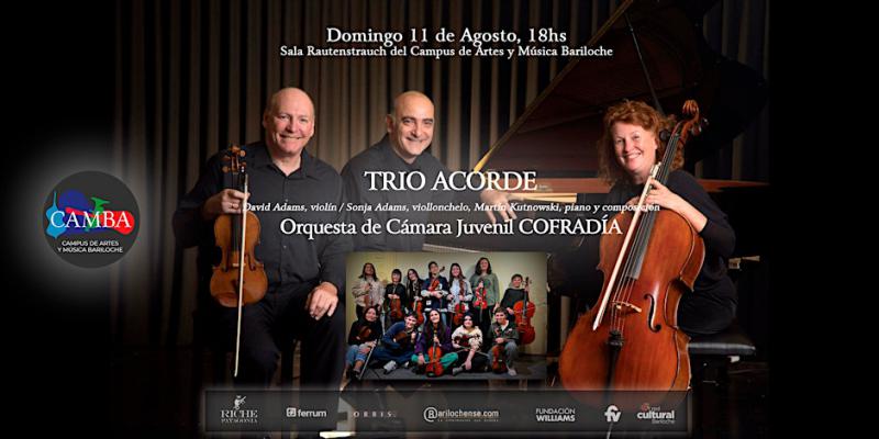 Tr&iacute;o ACORDE + Orquesta de C&aacute;mara Juvenil COFRAD&Iacute;A