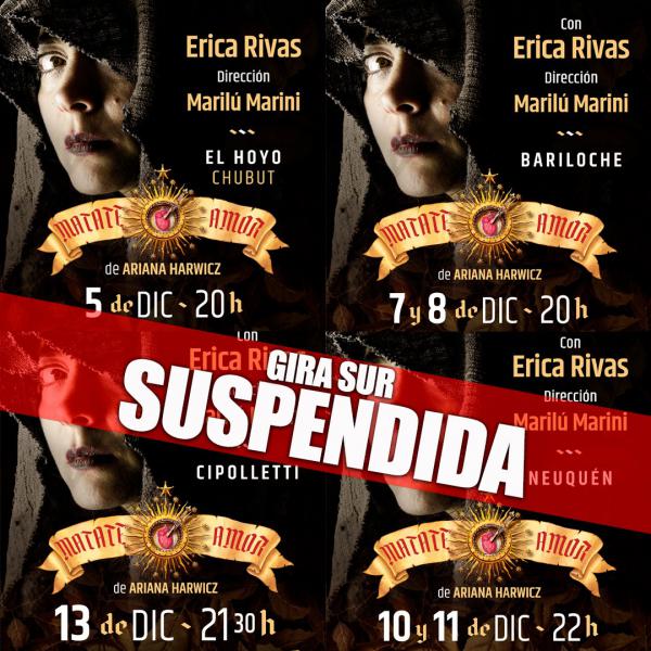 Matate amor: funciones suspendidas