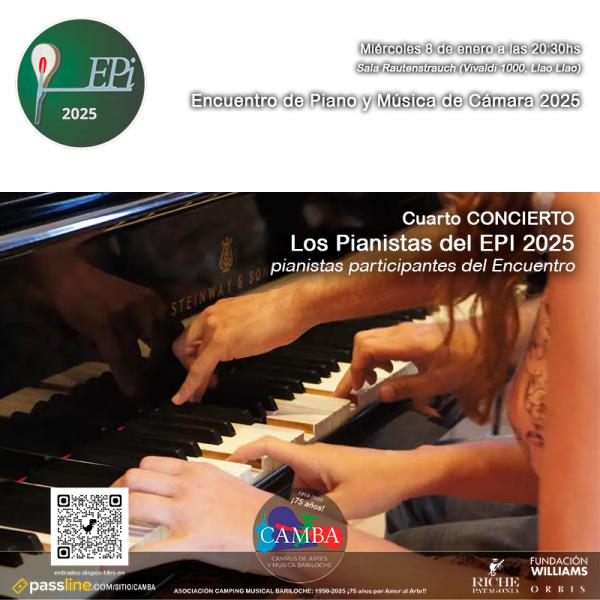 Los pianistas del EPI: cuarto concierto del Encuentro de Piano y M&uacute;sica de C&aacute;mara 2025