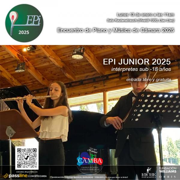 EPI 2025 - EPI Junior (int&eacute;rpretes sub - 18 a&ntilde;os)