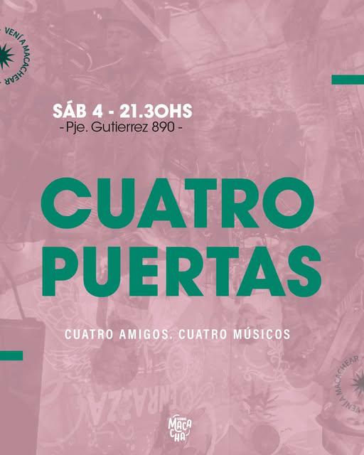  CUATRO PUERTAS EN VIVO!