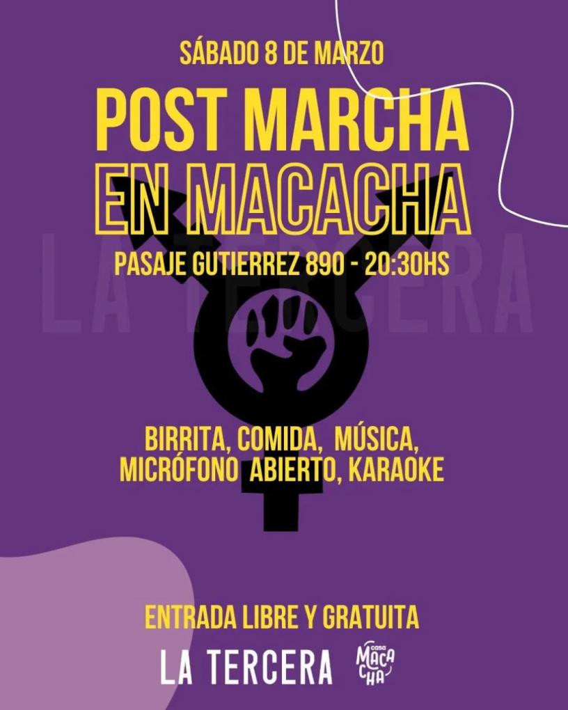 POST MARCHA EN MACACHA