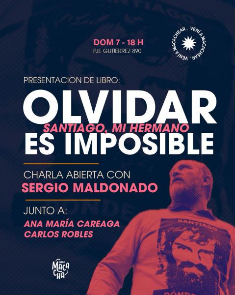 PRESENTACIÓN DE LIBRO OLVIDAR ES IMPOSIBLE: Santiago, mi hermano