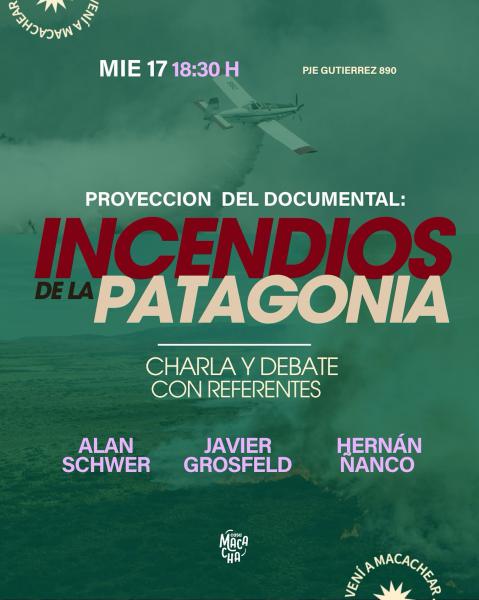 Proyección + Charla: Incendios en la Patagonia