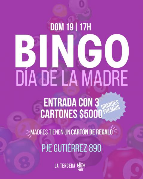🎊 GRAN BINGO DEL DÍA DE LA MADRE🎊