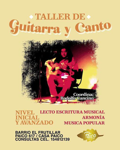 Taller de Guitarra y canto por Rodolfo Cancino