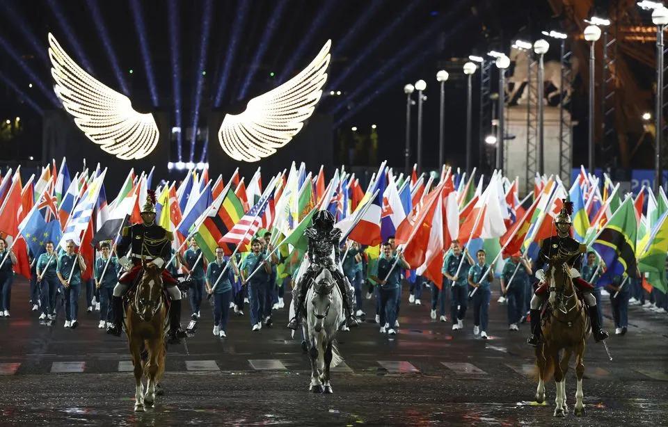 Paris 2024 :  las im&aacute;genes m&aacute;s bellas de la ceremonia de apertura