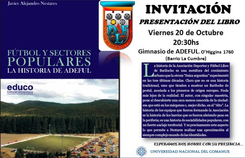 Presentan libro sobre la historia de ADEFUL