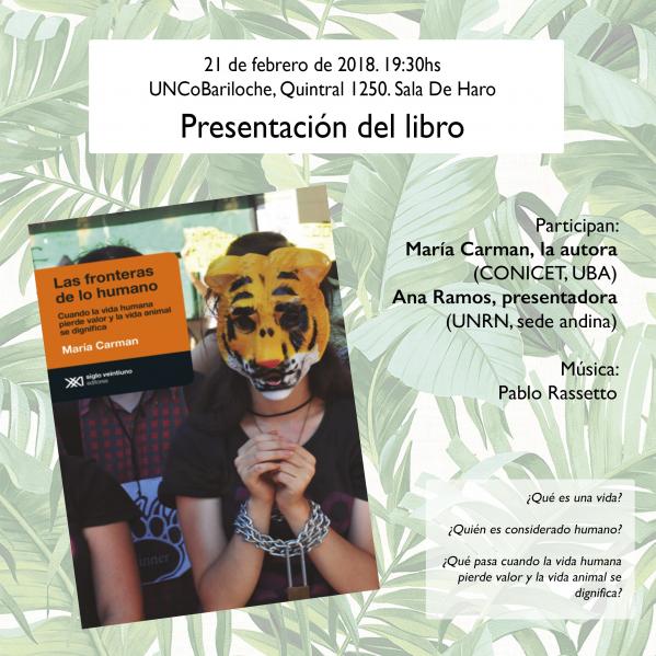 Presentaci&oacute;n del libro Las fronteras de lo humano