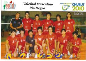 La selecci&oacute;n de Voley de  R&iacute;o Negro EPADE 2010