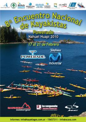 8 Encuentro Nacional de Kayakistas POWERADE  Nahuel Huapi 2010