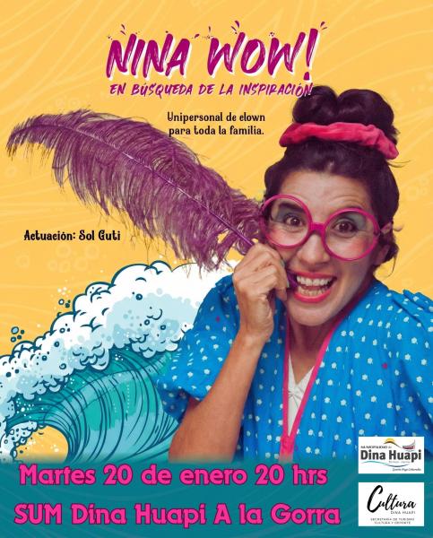 NINA WOW EN Dina Huapi!!!