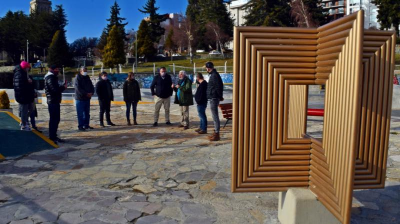 Arte en el skate park de Bariloche