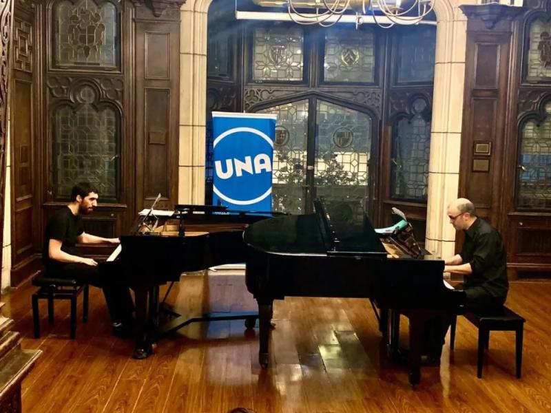 Rajm&aacute;ninov y Piazzolla sonar&aacute;n a dos pianos en el CAMBA 