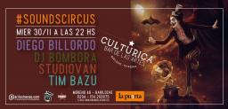 #Soundcircus: Billordo + Soy un Goblin + Tim Bazu + Bombora + Studiovan