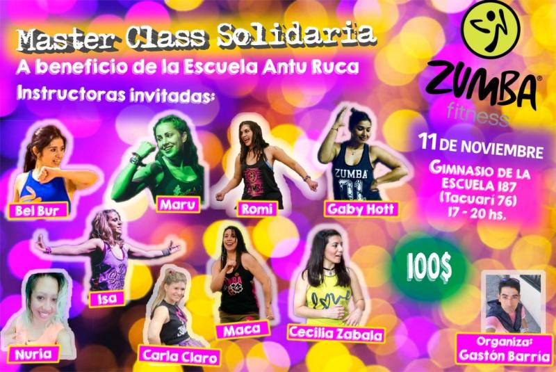 Master Class solidaria a beneficio de la escuela Antu Ruca