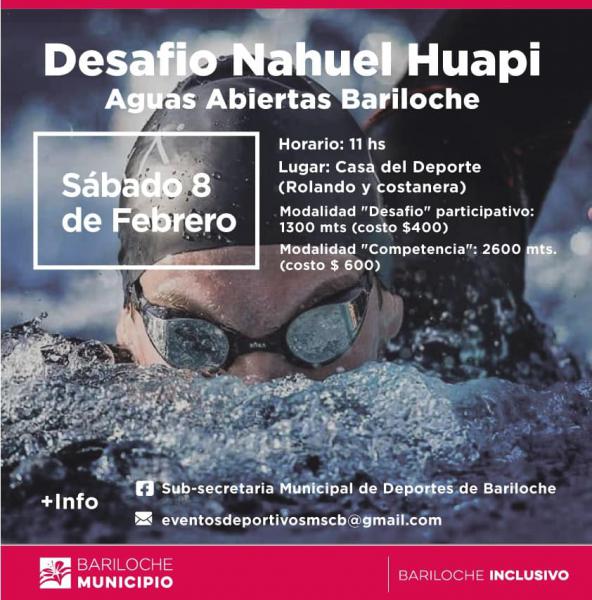 Desaf&iacute;o Nahuel Huapi - Aguas abiertas Bariloche