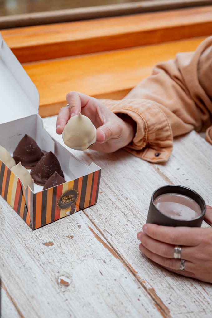 Disfrut&aacute; los mejores conos de dulce de leche y alfajores solo en Dolce Rama