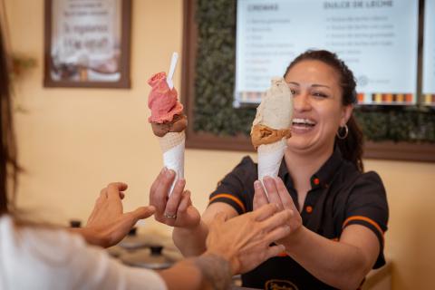 Helados artesanales en bariloche