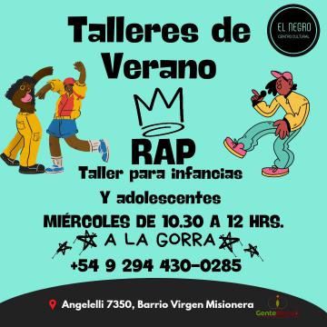 &#127908;&#127926; Taller  de Rap para infancias y adolescencias&#127908;&#127926;