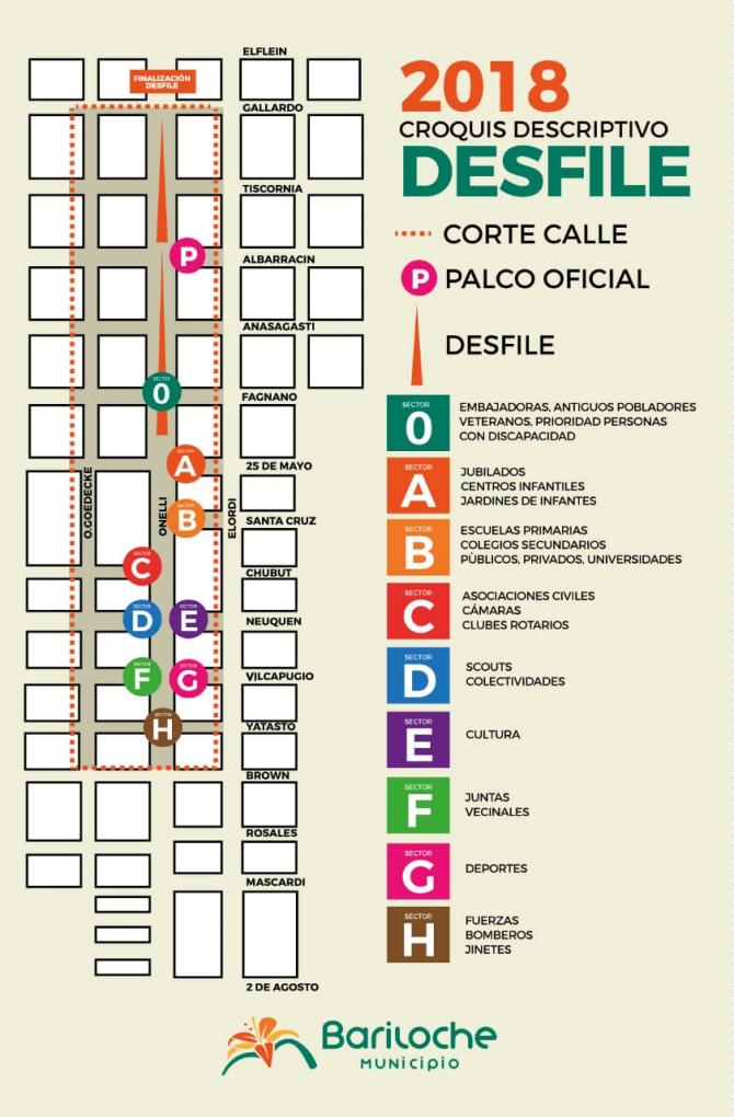 Cambios de recorrido del TUP y cronograma de cortes por el desfile del 3 de Mayo