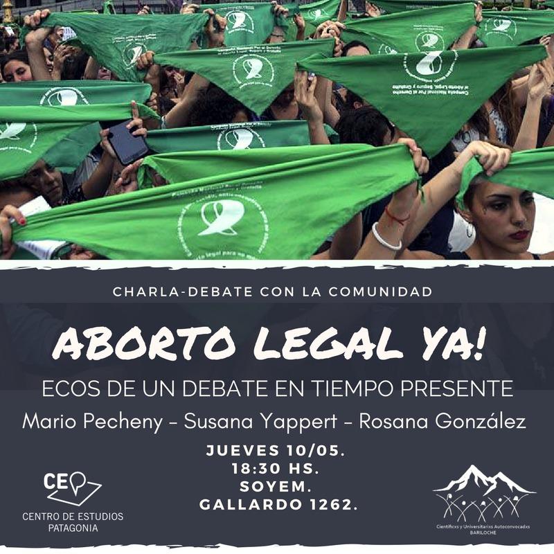 Cient&iacute;ficxs y Universitarixs Autoconvocadxs: charla 'Aborto Legal Ya. Ecos de un debate en tiempo presente'