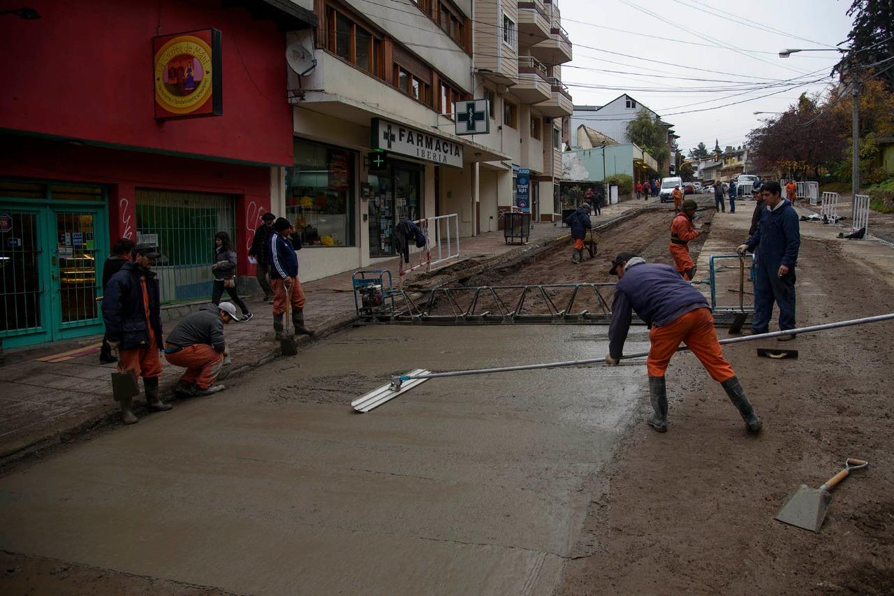 Obras P&uacute;blicas termin&oacute; los trabajos de hormigonado en 20 de Febrero