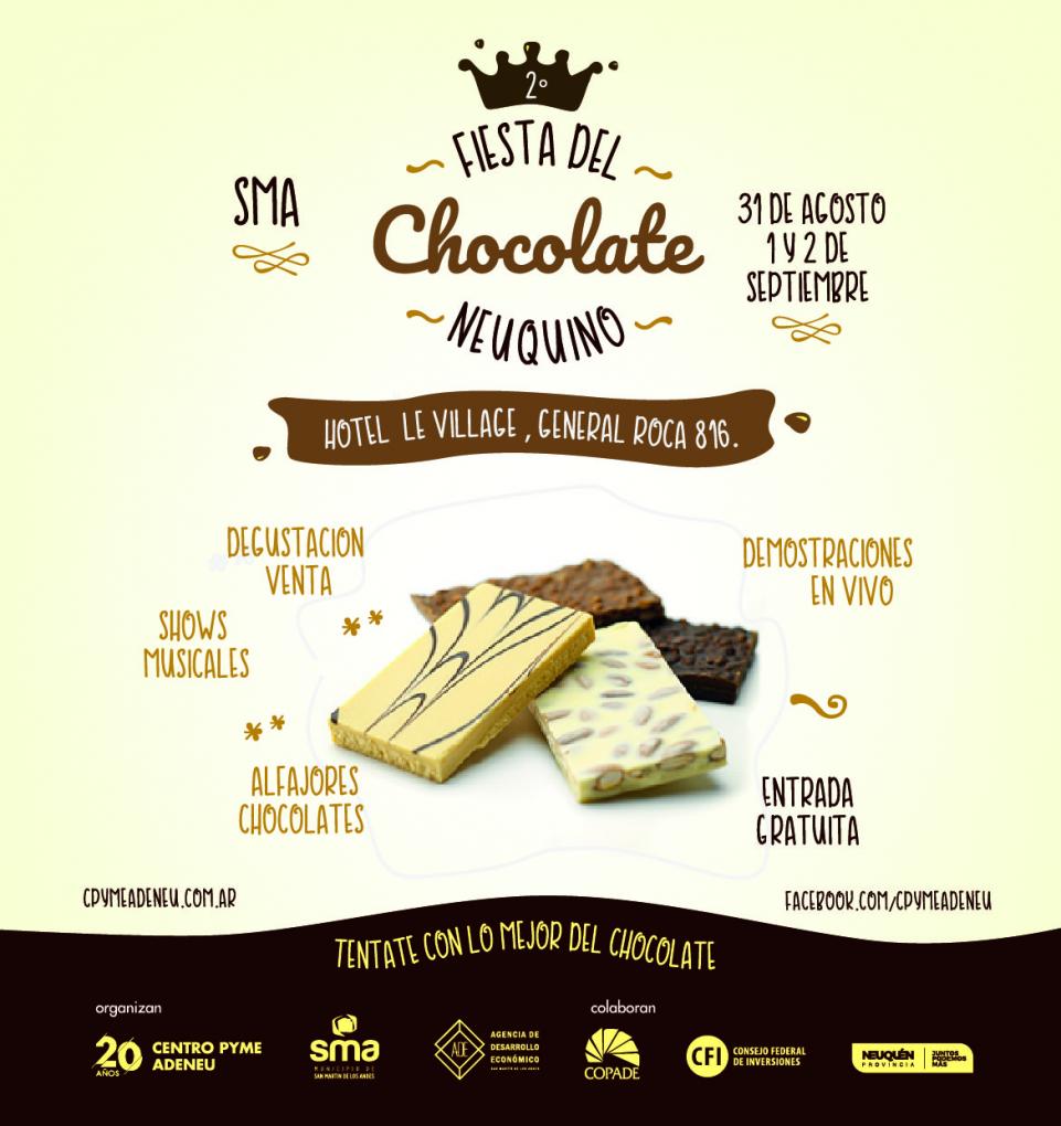 Llega una nueva edici&oacute;n de la &#147;Fiesta del Chocolate Neuquino&#148;