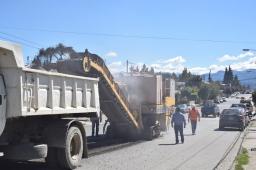 Comenzaron las obras de repavimentaci&oacute;n de calle 9 de Julio