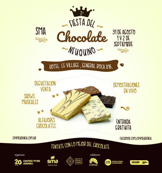 Llega una nueva edici&oacute;n de la Fiesta del Chocolate Neuquino