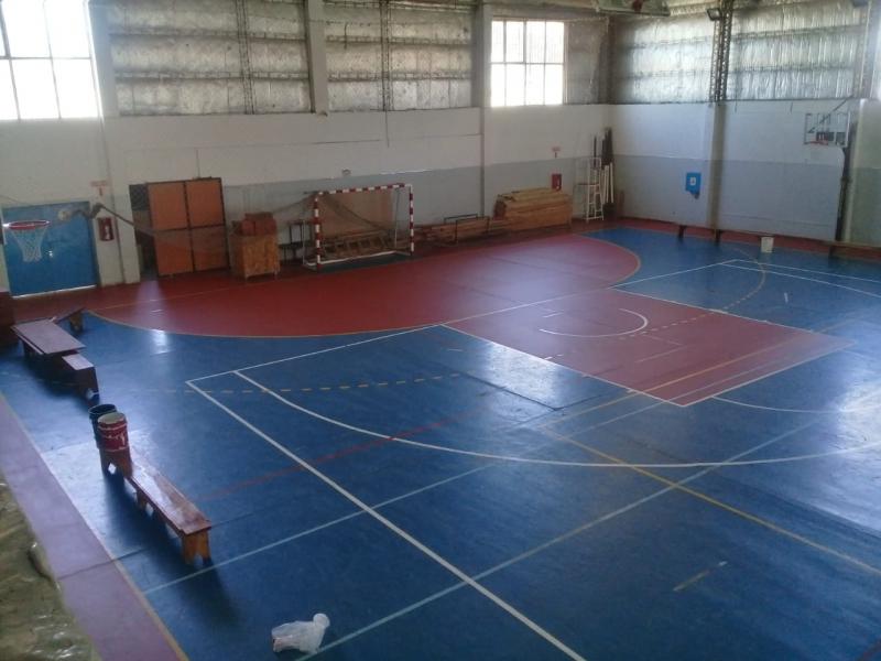 Pintan las instalaciones del Gimnasio Municipal N&deg;1