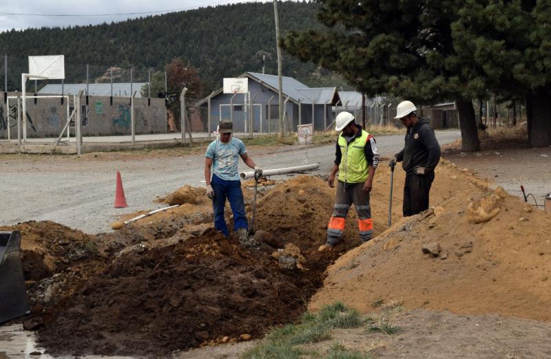 Se inician las obras de cloacas en el barrio Malvinas