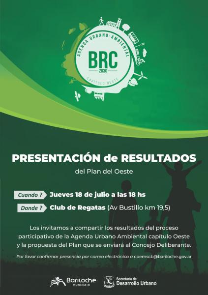 Presentar&aacute;n a vecinos el Plan Urbano Ambiental del Oeste