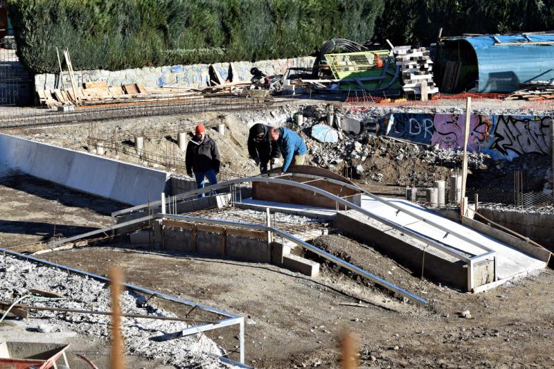 Avanzan las obras en el Skate Park