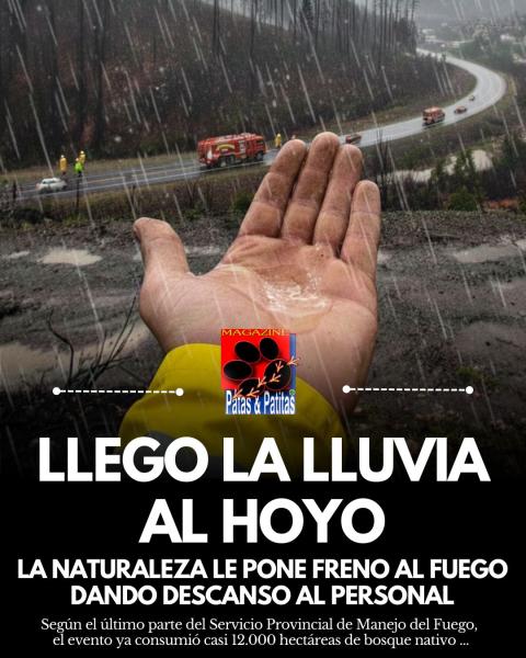 LLEGO LA LLUVIA AL HOYO