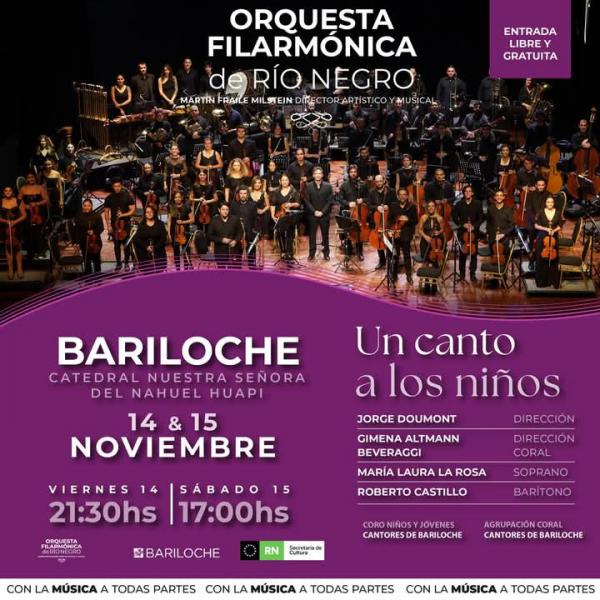 Orquesta Filarmonica de Río Negro y Cantores de Bariloche