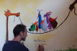 Inauguraron murales en escuelas de Bariloche