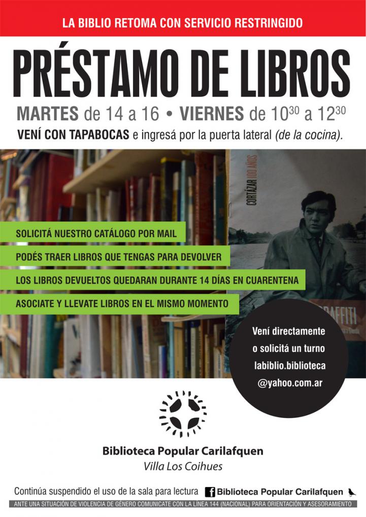 Retomamos el pr&eacute;stamo de libros