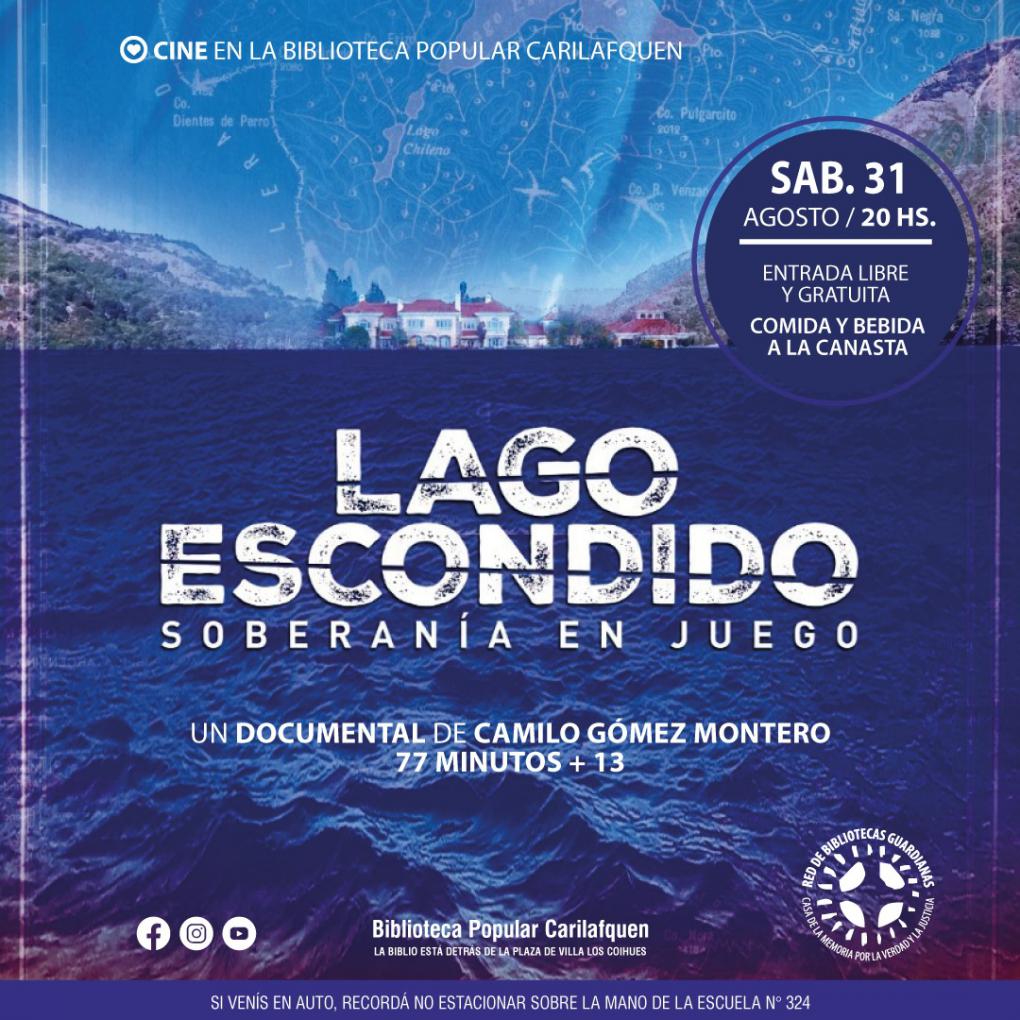  Cine en la Biblio: &#147;LAGO ESCONDIDO, Soberan&iacute;a en Juego&#148;