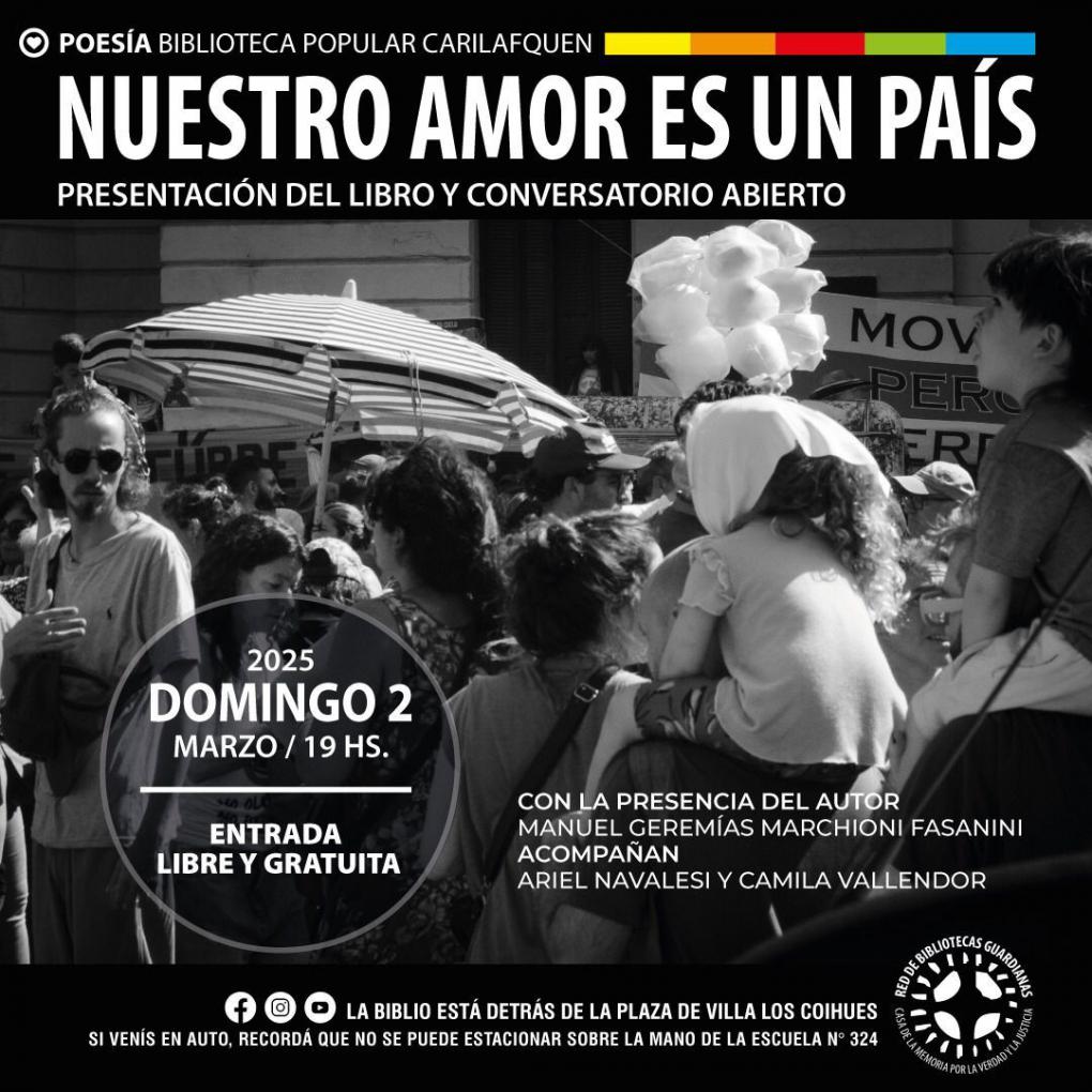 Presentaci&oacute;n del libro "Nuestro amor es un pa&iacute;s"