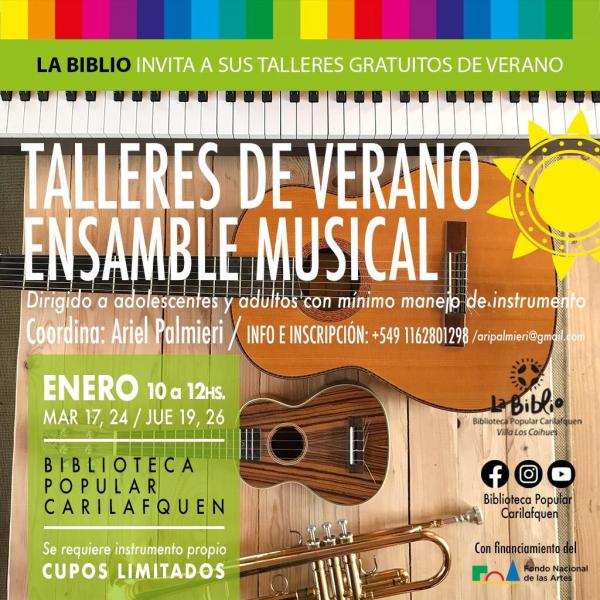 TALLER DE VERANO: ENSAMBLE MUSICAL