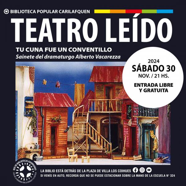 TEATRO LE&Iacute;DO EN LA BIBLIO