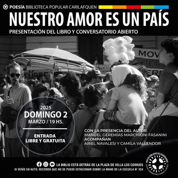 Presentaci&oacute;n del libro Nuestro amor es un pa&iacute;s