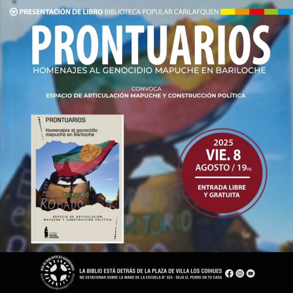 PRESENTACIÓN del libro PRONTUARIOS