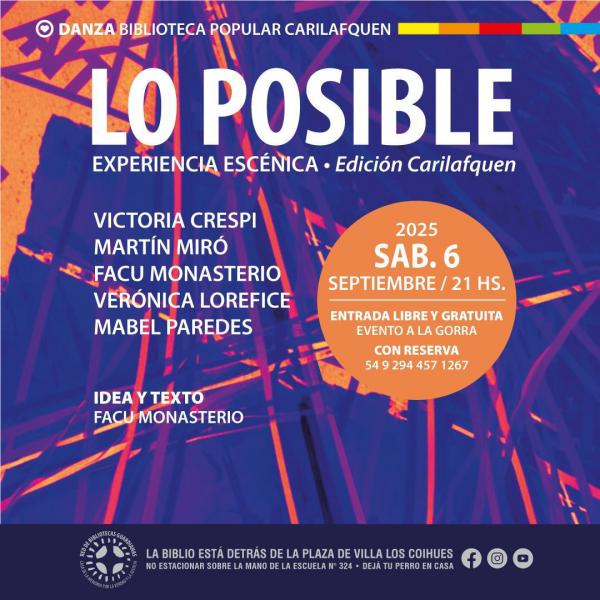 Lo posible - Experiencia escénica