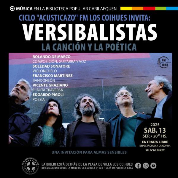 Versibalistas, la canción y la poética.