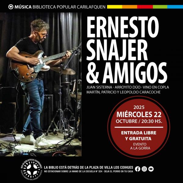Música en la Biblio Ernesto Snajer y amigos