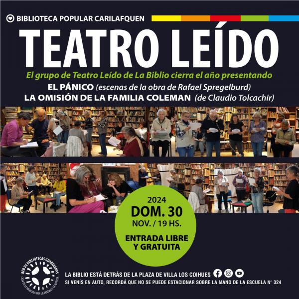 TEATRO LEÍDO EN LA BIBLIO