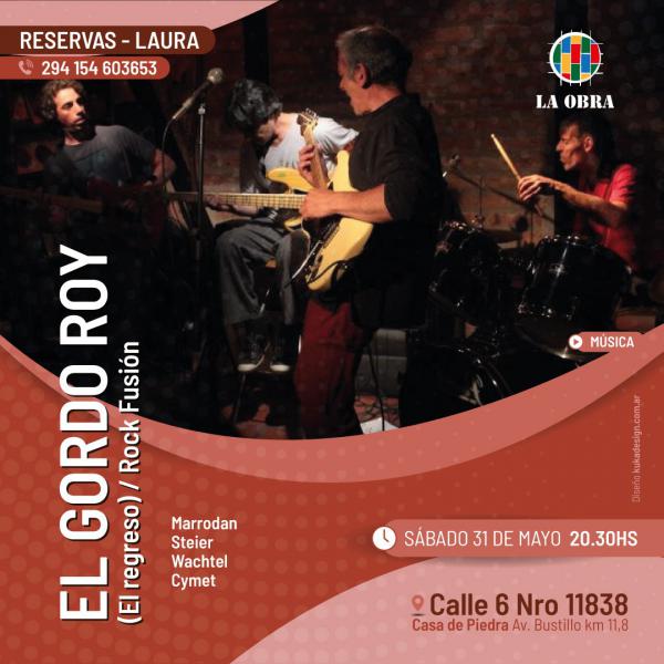 EL GORDO ROY El Regreso Rock Fusión