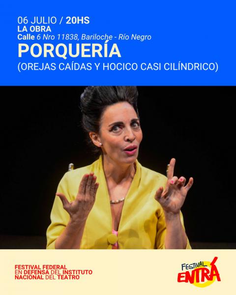 PORQUERÍA (Orejas caídas y hocico casi cilíndrico)